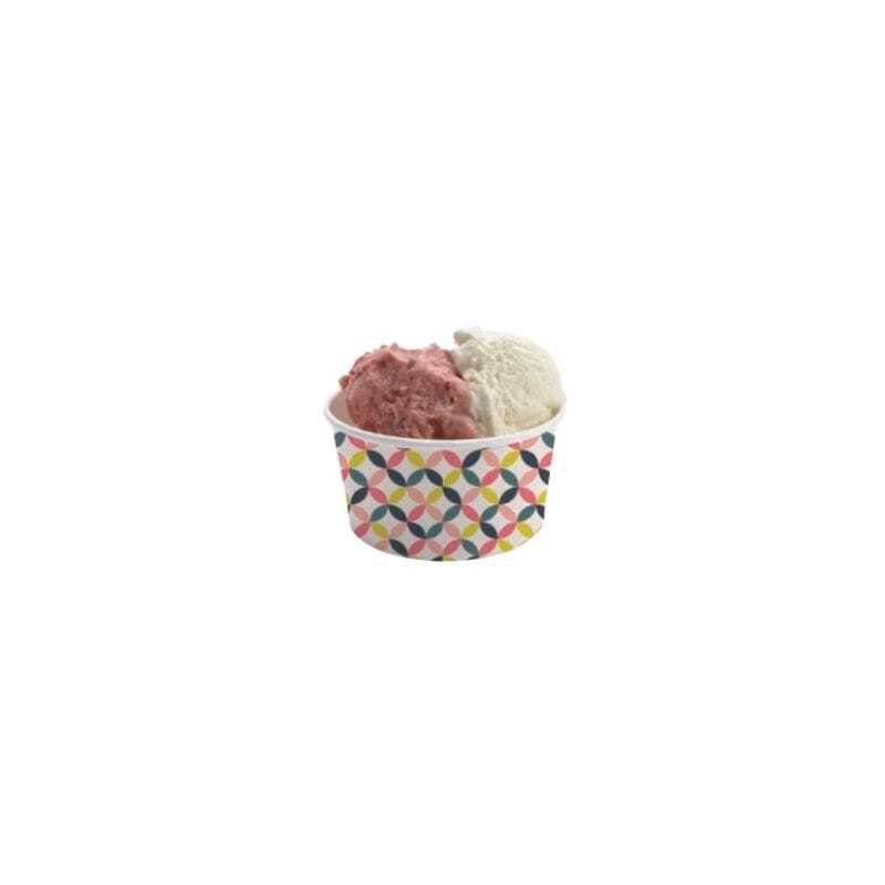 Pot à Glace et à Dessert 90 ml - Format Small - Ecoresponsable - Lot de 50