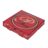 Rote Pizza-Box "Pizza" - 40 x 40 cm - Umweltfreundlich - Packung mit 100