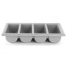 Cutlery Tray Gray - 4 Compartments Hendi