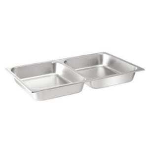 Bac GN 1/1 pour Chafing Dish avec 2 Compartiments Hendi