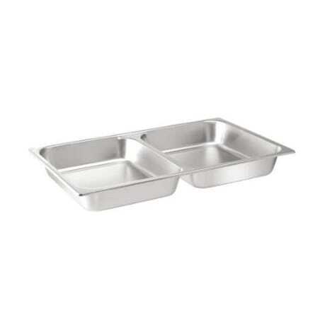 Bac GN 1/1 pour Chafing Dish avec 2 Compartiments Hendi