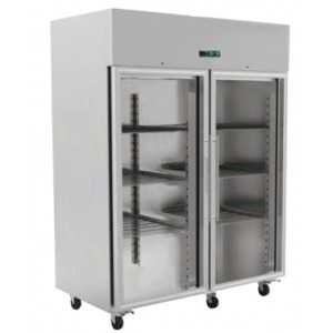 Positive Kühlschrank 1400 L 2 Glastüren GN 2/1