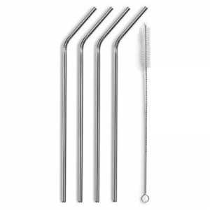 Set 4 pailles en inox - LACOR