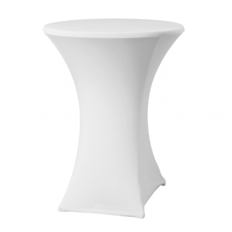 Witte hoes voor statafel 80-85 cm - HENDI