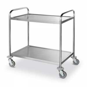 RVS Trolley 2 Plateaus - 2 x 50 Kg