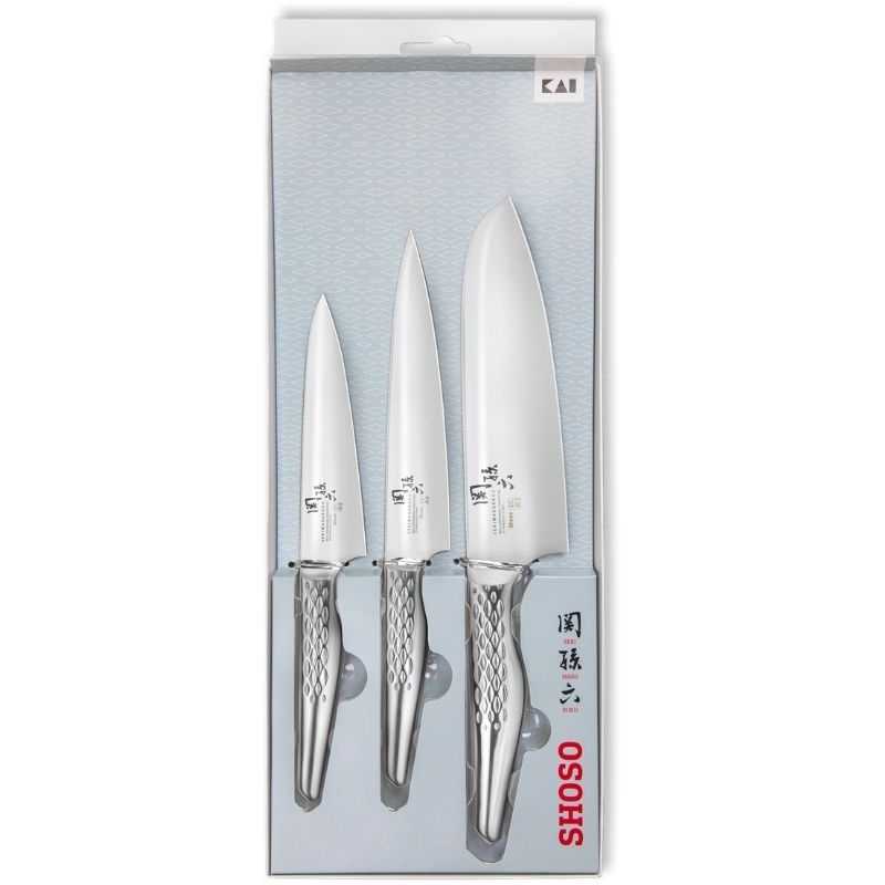 Set aus Shoso KAI Messern - Professionelles Schneiden | Fourniresto Set aus Shoso KAI Messern - Professionelles Schneiden | Fourniresto