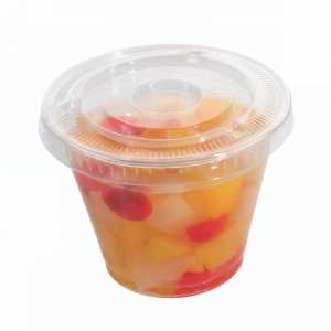 Doorzichtige plastic pot - 270 ml - Set van 50