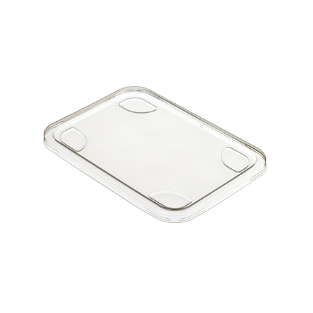 Lid for 2-Compartment PP Tray - 183 x 131 mm - Pack of 50