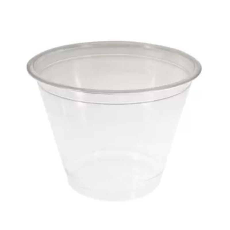 Transparent Plastic Pot - 270 ml - Pack of 50