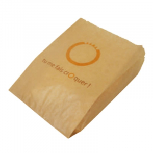 Sac Dessert "Tu Me Fais Croquer !" 140 x 70 - Ecoresponsable - Lot de 1000