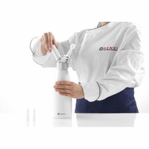 Whipped cream dispenser Kitchen Line 0.95 L - Brand HENDI - Fourniresto