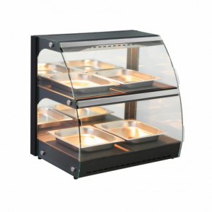 Verwarmde vitrine Quartz - 2 niveaus