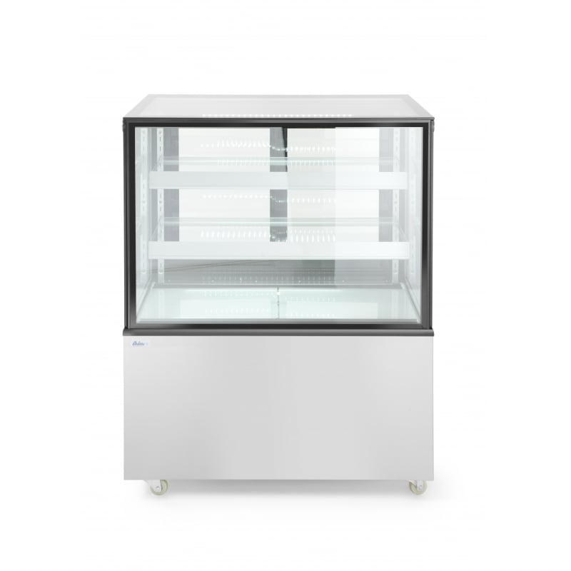 Refrigerated display case with 2 shelves - 410 L