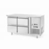 Countertop refrigerator with four drawers Profi Line 280L - Brand HENDI - Fourniresto