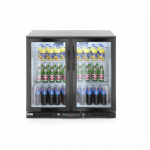 Doppeltüriger Rückkühlschrank - 180 L - Marke HENDI - Fourniresto