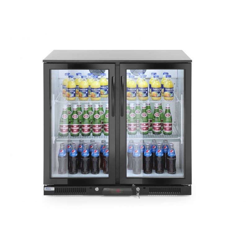 Dubbele Deur Koelkast voor Achter de Bar - 180 L - Merk HENDI - Fourniresto Dubbele Deur Koelkast voor Achter de Bar - 180 L - Merk HENDI - Fourniresto