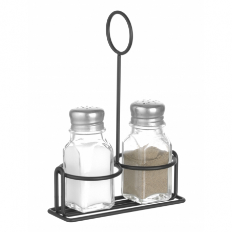 Black condiment rack - Brand HENDI - Fourniresto