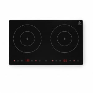 Dubbele inductiekookplaat Black Line - Merk HENDI - Fourniresto