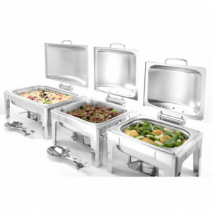 Chafing Dish GN 2/3 mit satiniertem Finish - Marke HENDI - Fourniresto