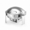 Chafing dish met ronde satijnen afwerking - Merk HENDI - Fourniresto