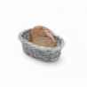 Black Oval Bread Basket - 250 x 190 mm