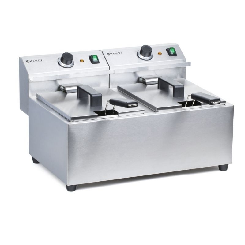 Friteuse Mastercook - 2 x 8 L - Marke HENDI - Fourniresto Friteuse Mastercook - 2 x 8 L - Marke HENDI - Fourniresto
