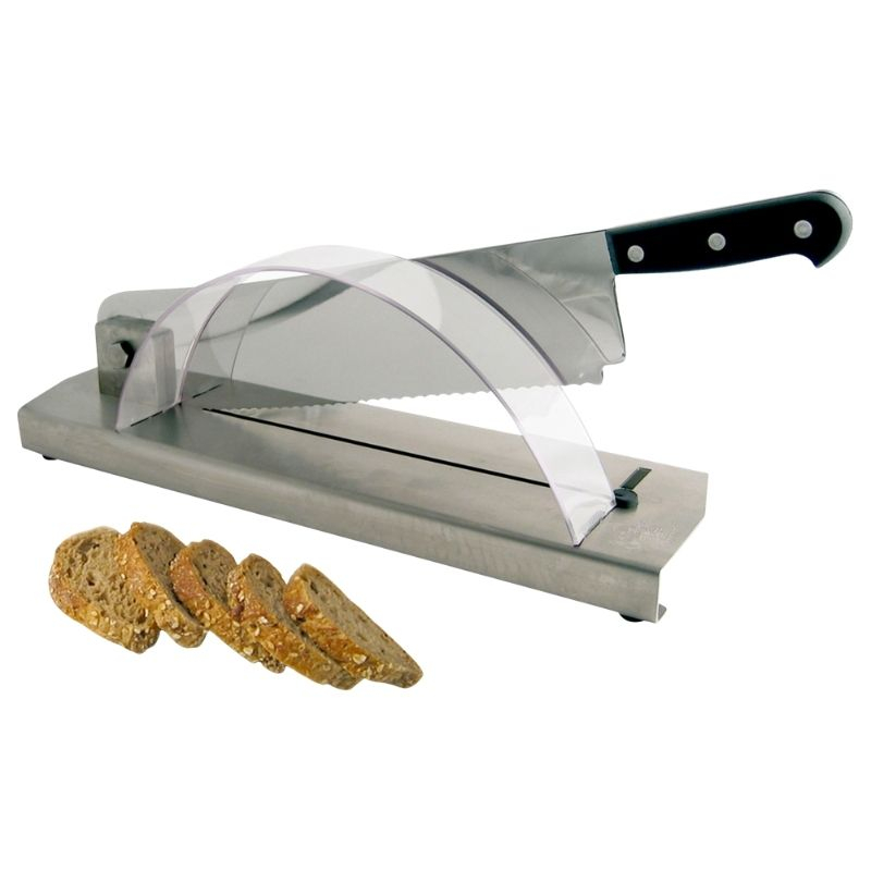 Brotmesser mit Edelstahl-Sockel - Gerade Klinge 35 cm - FourniResto Brotmesser mit Edelstahl-Sockel - Gerade Klinge 35 cm - FourniResto