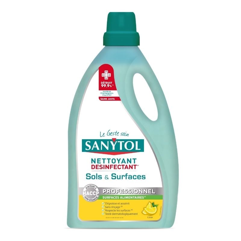 Disinfectant for Floors and Surfaces Lemon - 5 L