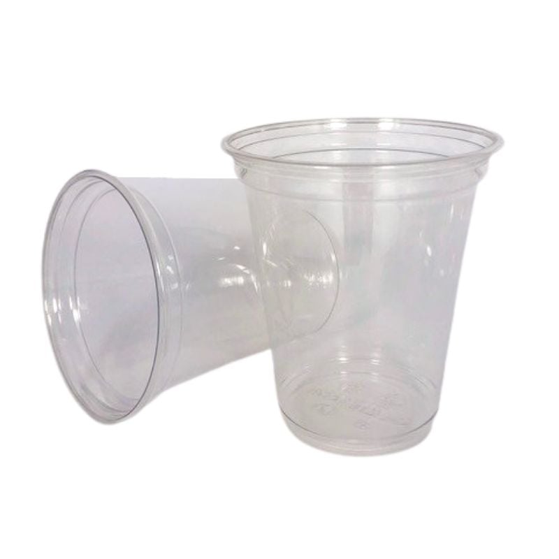 Beker Crystal Shaker van PET - 300 ml - Set van 50 - FourniResto