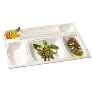 Kit Maaltijdplateau Gala Wit - 432 x 332 mm - Set van 15