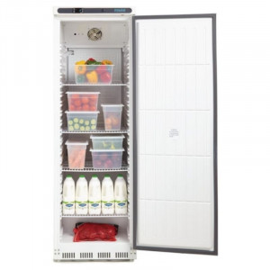 Weiße Kühlvitrine - 400 L - Polar
