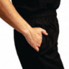 Mixed Easyfit Black Teflon Treated Kitchen Pants - Size XXL - Whites Chefs Clothing - Fourniresto