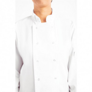 Koksbuis Unisex Wit Met Lange Mouwen Vegas - Maat L - Whites Chefs Clothing - Fourniresto