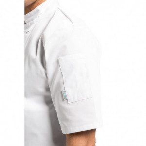 Koksbuis Unisex Wit Met Korte Mouwen Vegas - Maat S - Whites Chefs Clothing - Fourniresto