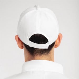 Casquette Baseball Blanche Avec Sangle Réglable - Taille Unique - Whites Chefs Clothing - Fourniresto