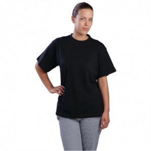 Tshirt Mixte Noir - Taille M - FourniResto - Fourniresto