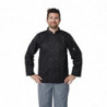 Unisex Black Long Sleeve Vegas Chef Jacket - Size XL - Whites Chefs Clothing - Fourniresto