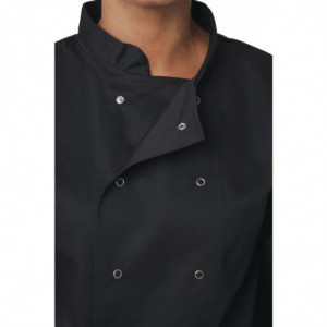 Veste De Cuisine Mixte Noire À Manches Longues Vegas - Taille Xl - Whites Chefs Clothing - Fourniresto