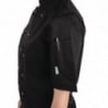 Schwarze Unisex-Kochjacke mit kurzen Ärmeln Vegas - Größe M - Whites Chefs Clothing - Fourniresto