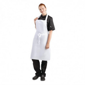 Schort met kruisband Wit 711 x 656 mm - Whites Chefs Clothing - Fourniresto