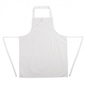 Schort met kruisband Wit 711 x 656 mm - Whites Chefs Clothing - Fourniresto