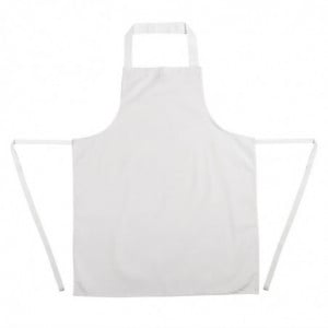 White Bib Apron 711 X 656 Mm - Whites Chefs Clothing - Fourniresto