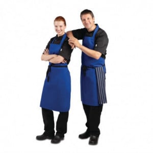 Apron Bib Royal Blue 710 X 970 Mm - Whites Chefs Clothing - Fourniresto