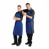 Apron Bib Royal Blue 710 X 970 Mm - Whites Chefs Clothing - Fourniresto