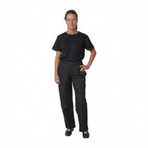 Broek voor in de keuken unisex zwart Vegas - Maat L - Whites Chefs Clothing