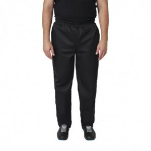 Kochhose Unisex Schwarz Vegas - Größe S - Whites Chefs Clothing - Fourniresto