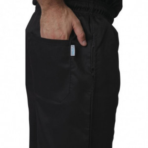 Pantalon De Cuisine Mixte Noir Vegas - Taille Xl - Whites Chefs Clothing - Fourniresto