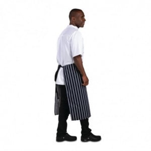 Schürze in Blau und Weiß gestreift 760 x 920 mm - Whites Chefs Clothing - Fourniresto