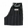 Kochhose Unisex Baggy Gestreift Schwarz und Weiß - Größe S - Chef Works - Fourniresto