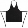 Kellnerschürze mit V-Ausschnitt in Schwarz aus Polycotton 838 x 698 mm - Whites Chefs Clothing - Fourniresto